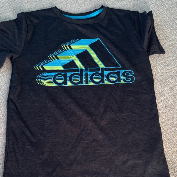 adidas Other - Adidas Kids Tee with Blue and Yellow Graphic